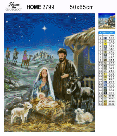 Nativity Scene - Premium Diamond Painting Kit