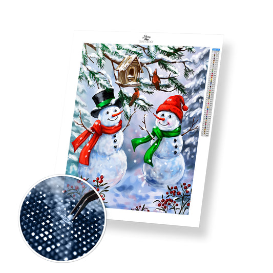 Snowmen - Premium Diamond Painting Kit