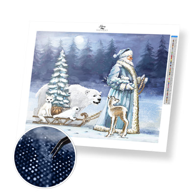 White Christmas - Premium Diamond Painting Kit