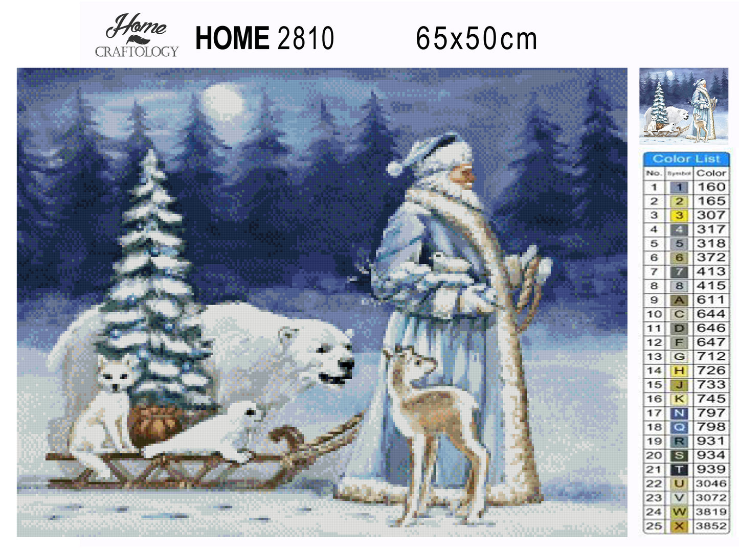 White Christmas - Premium Diamond Painting Kit