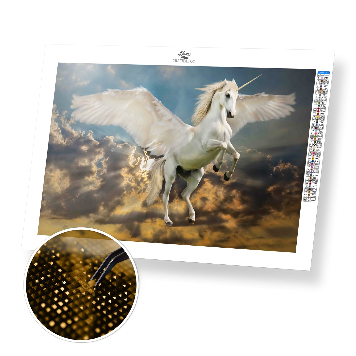 Flying Unicorn - Premium Diamond Painting Kit