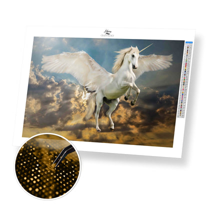 Flying Unicorn - Premium Diamond Painting Kit