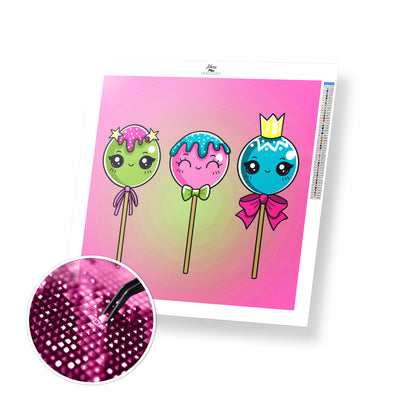 Lollipops - Premium Diamond Painting Kit