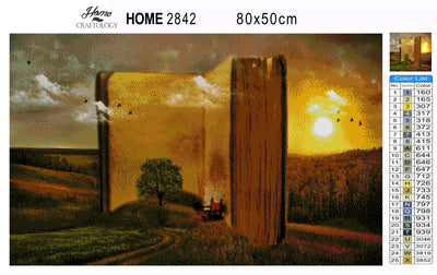 Open Book - Premium Diamond Painting Kit