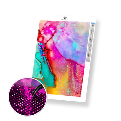 Abstract Watercolor Painting - Premium Diamond Painting Kit