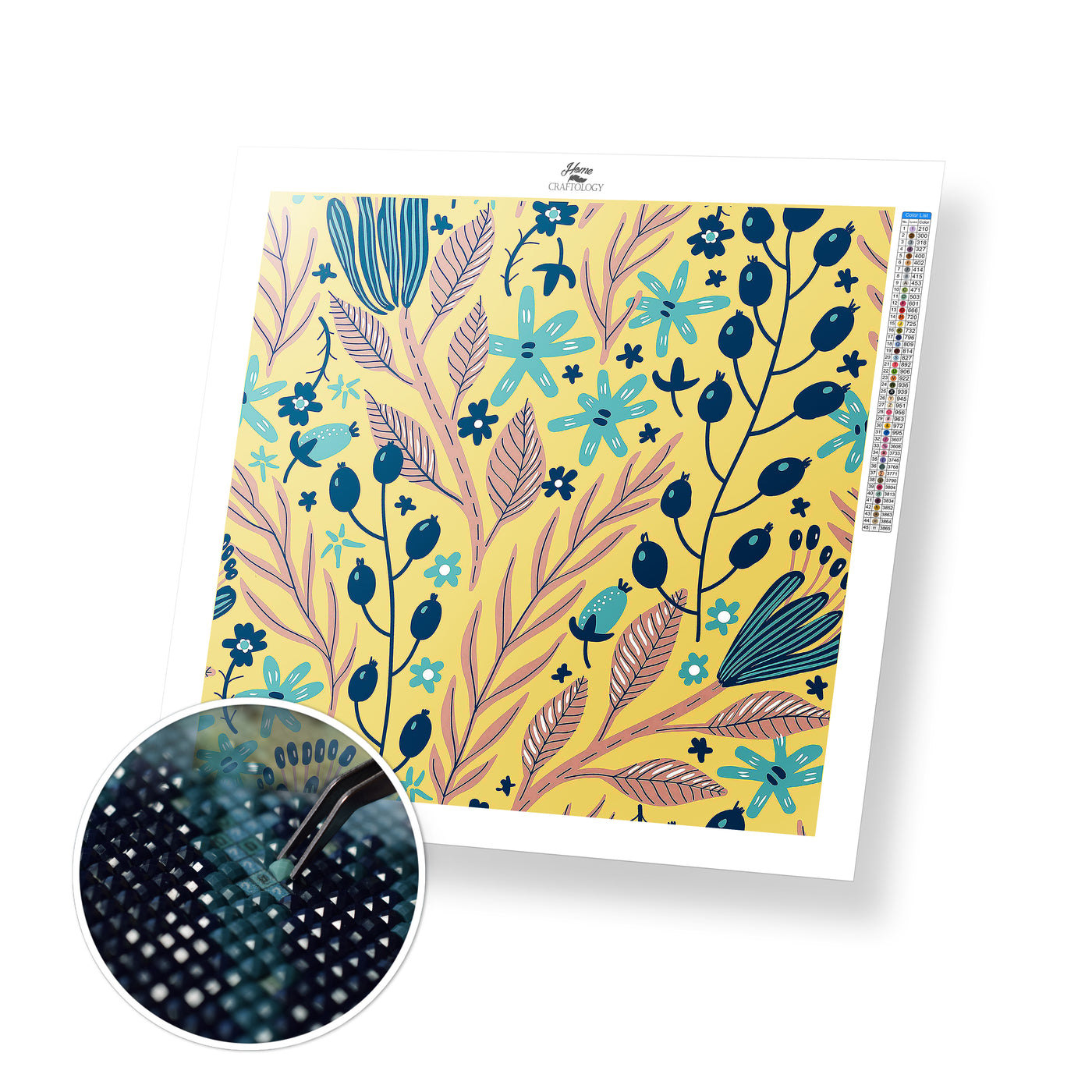 Plants Wallpaper - Premium Diamond Painting Kit