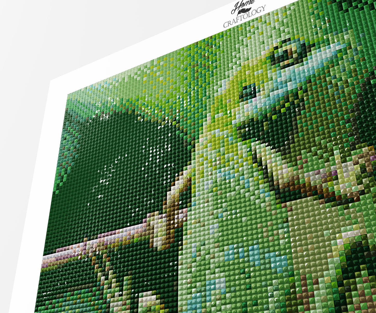 Green Lizard - Premium Diamond Painting Kit