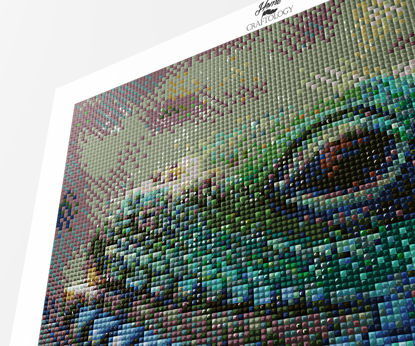 Iguana Headshot - Premium Diamond Painting Kit