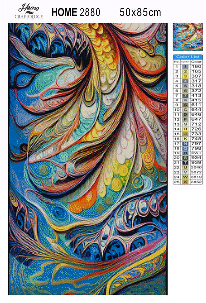 Intricate Background - Premium Diamond Painting Kit