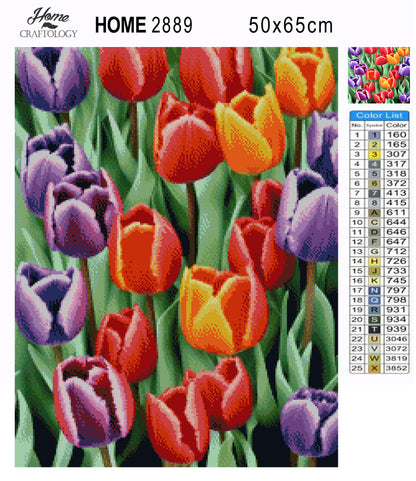 Tulips Painting - Premium Diamond Painting Kit