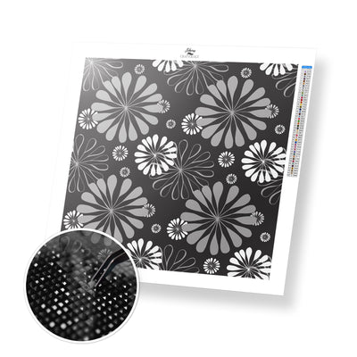 Floral Pattern - Premium Diamond Painting Kit