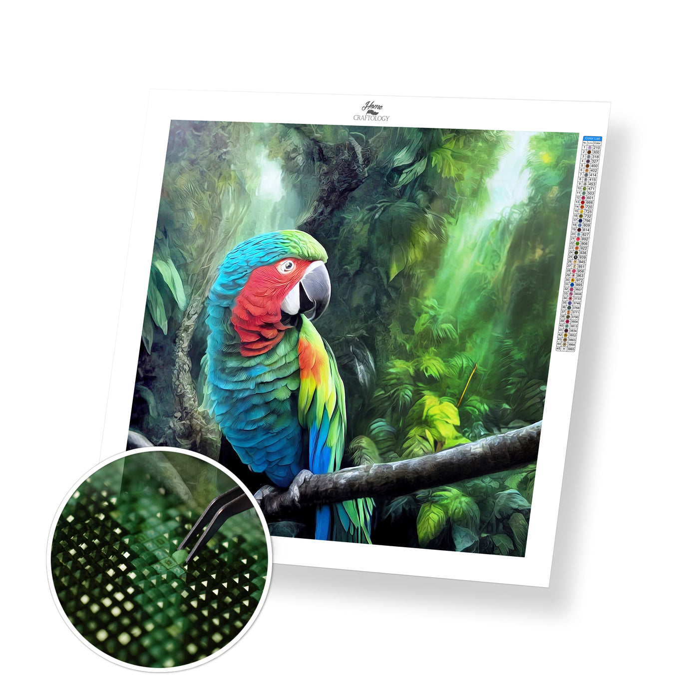Parrot in the Wild - Premium Diamond Painting Kit