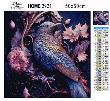 Elegant Bird - Premium Diamond Painting Kit