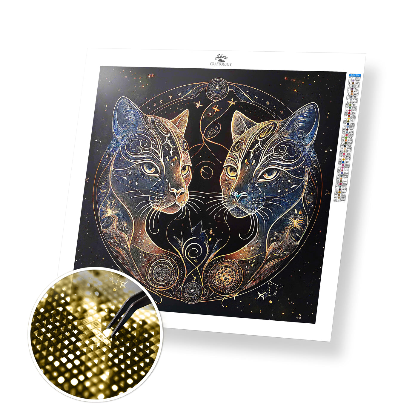 Cat Twins - Premium Diamond Painting Kit