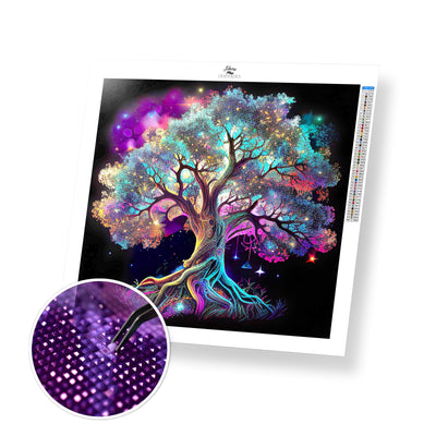 Glowing Tree - Premium Diamond Painting Kit
