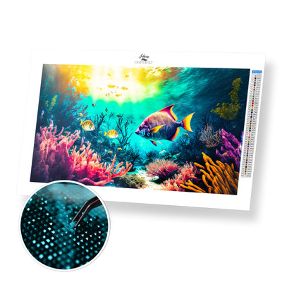 Big and Small Fishes - Premium Diamond Painting Kit