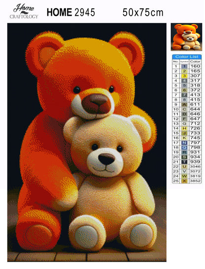 Teddy Bears - Premium Diamond Painting Kit