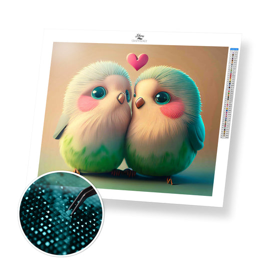 Twin Birds- Premium Diamond Painting Kit