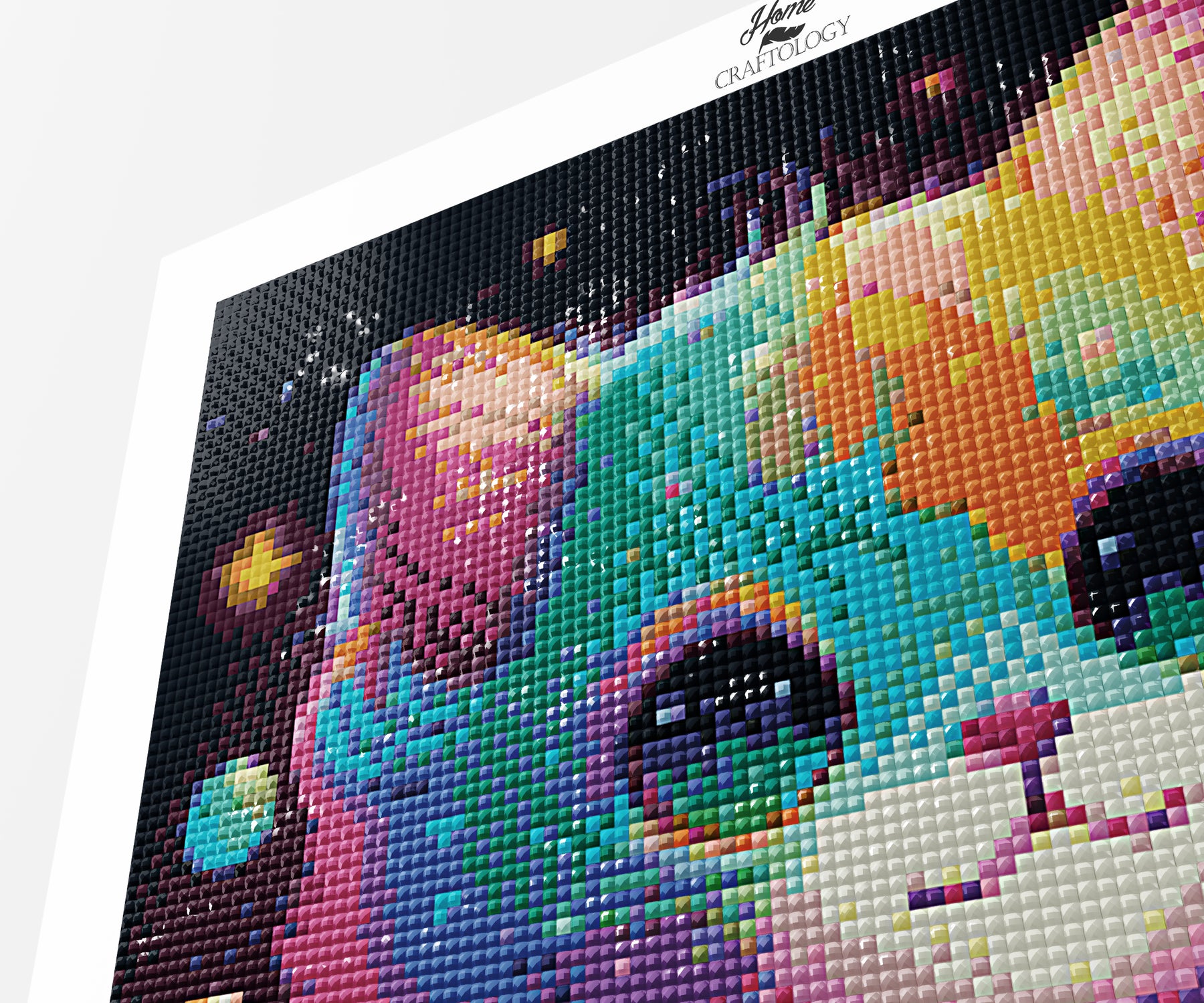 Diamond Painting Rainbow Cat – Diamonds Wizard