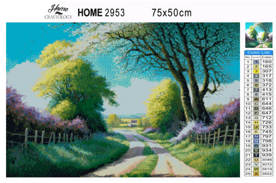 Driving in the Country - Premium Diamond Painting Kit