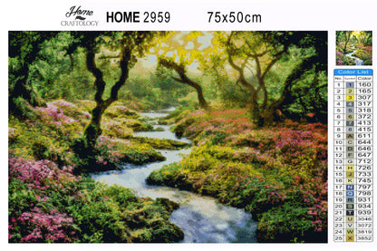 Zigzag Stream - Premium Diamond Painting Kit