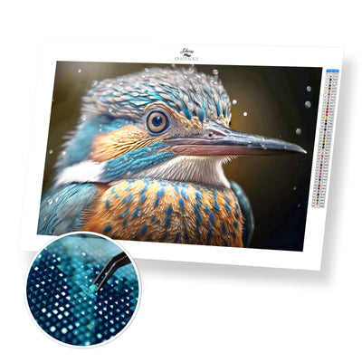 Bird Close-up - Premium Diamond Painting Kit