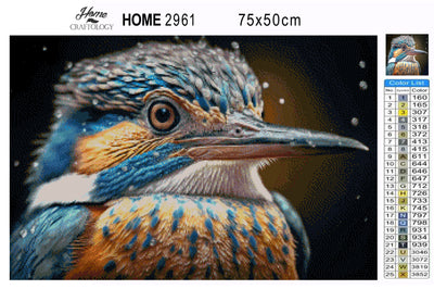 Bird Close-up - Premium Diamond Painting Kit