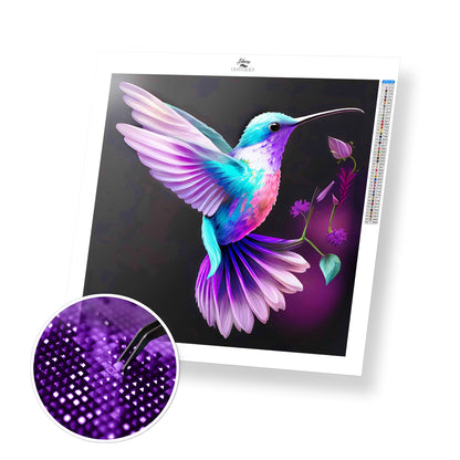 Flying Hummingbird - Premium Diamond Painting Kit