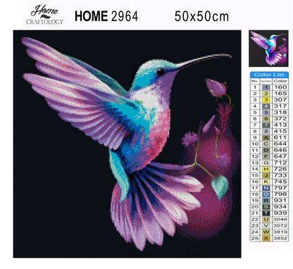 Flying Hummingbird - Premium Diamond Painting Kit