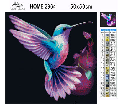 Flying Hummingbird - Premium Diamond Painting Kit