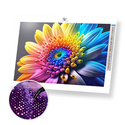 Colorful Flower Close-up - Premium Diamond Painting Kit