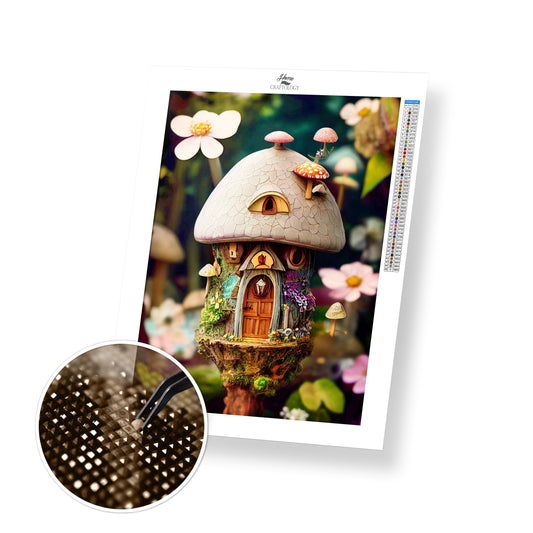 Cute Little Fairy House - Premium Diamond Painting Kit