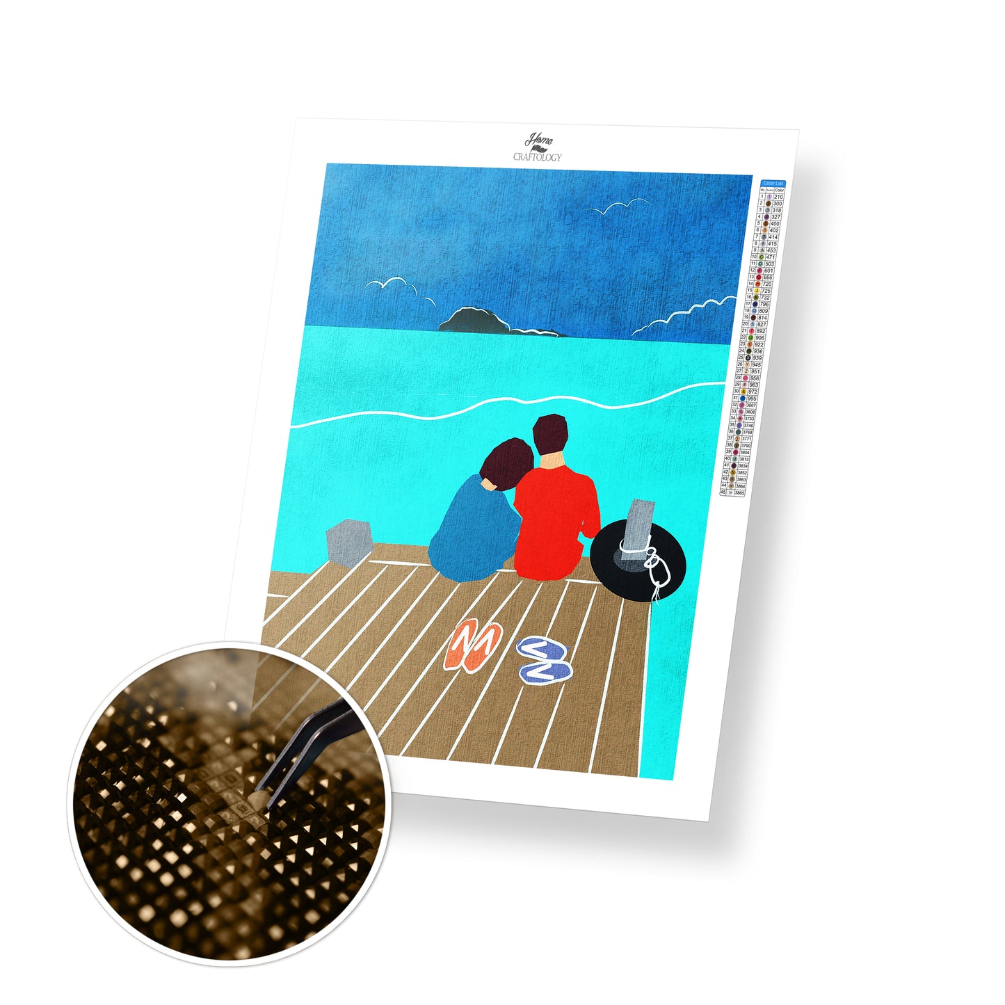 Sea View - Premium Diamond Painting Kit