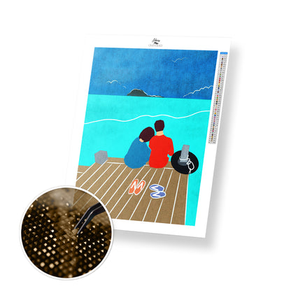 Sea View - Premium Diamond Painting Kit