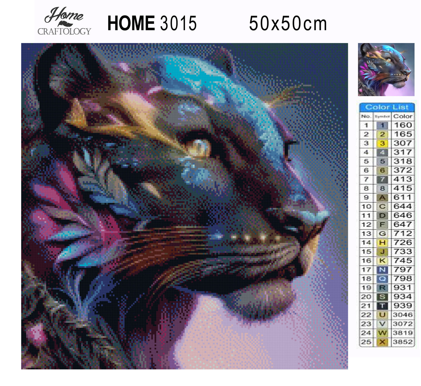 Black Panther - Premium Diamond Painting Kit