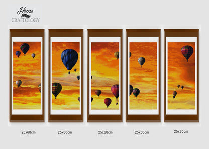 Hot Air Balloons Panel - Diamond Painting Panels