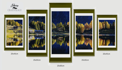 Trees Reflection Panel - Diamond Painting Panels