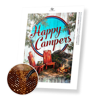 Happy Campers - Diamond Painting Kit - Home Craftology