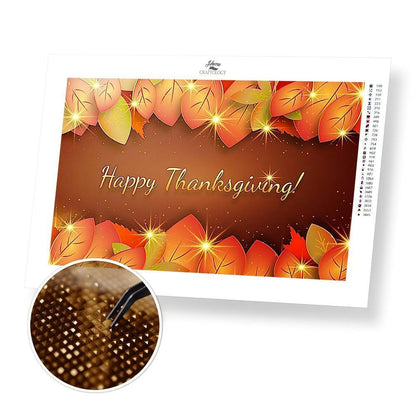 Happy Thanksgiving - Diamond Painting Kit - Home Craftology