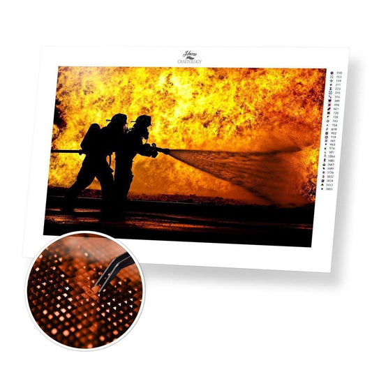 Hazardous Fire - Diamond Painting Kit - Home Craftology