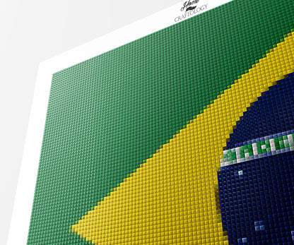 Brazil Flag - Premium Diamond Painting Kit