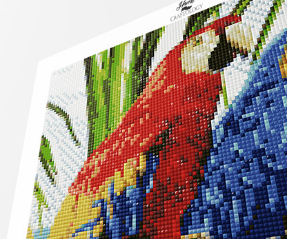 Macaw Birds - Premium Diamond Painting Kit