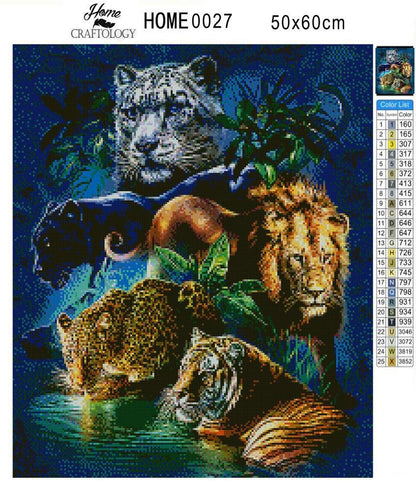 Big Cats - Premium Diamond Painting Kit