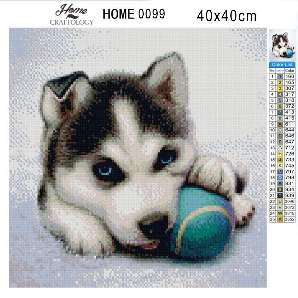 Dog Husky - Premium Diamond Painting Kit