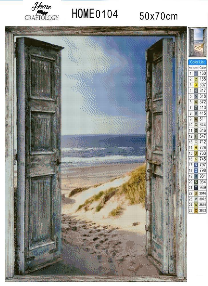 Door to Paradise - Premium Diamond Painting Kit