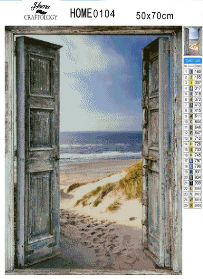 Door to Paradise - Premium Diamond Painting Kit