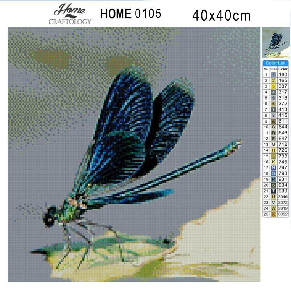 Dragonfly - Premium Diamond Painting Kit