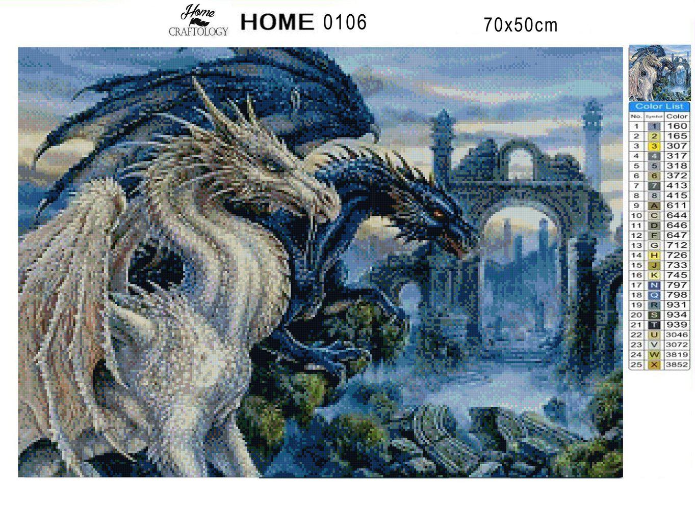 Dragons - Premium Diamond Painting Kit