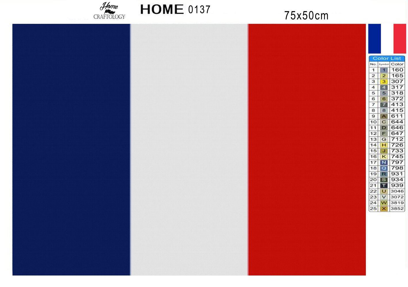 France Flag - Premium Diamond Painting Kit