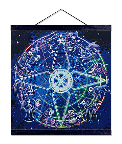 Horoscope Mandala - Premium Diamond Painting Kit